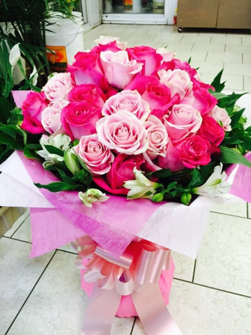 Rose-bouquet-pink