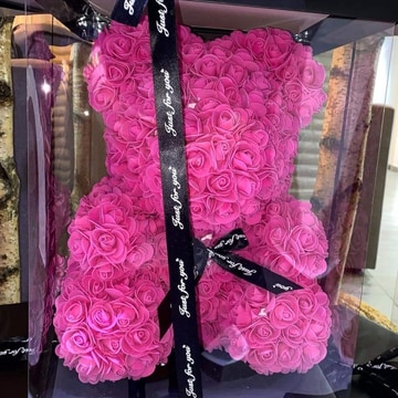 Forever-rose-bear