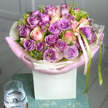 Lavender love roses