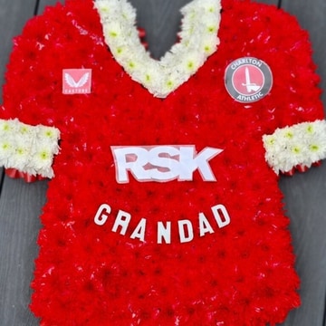Charlton athletic football shirt
