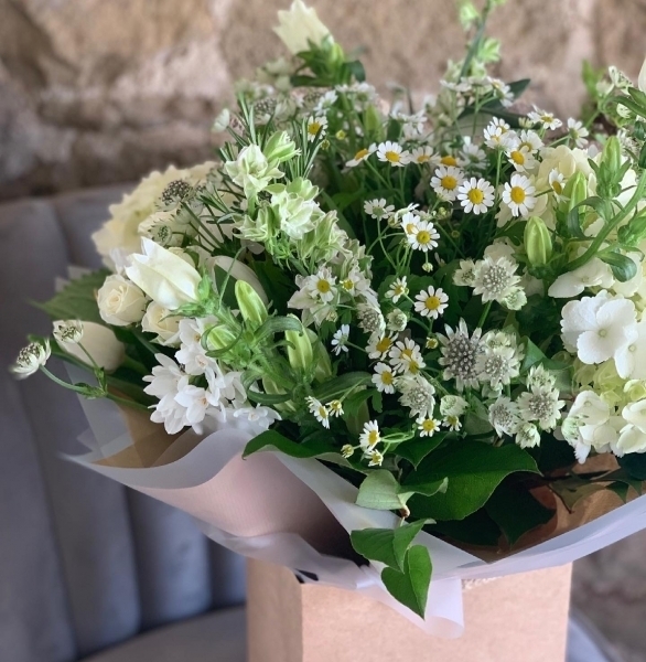Seasonal handtied bouquet