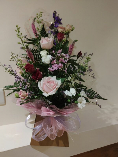 Front facing arrangement