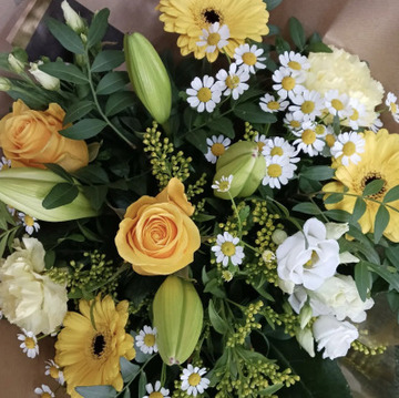 Lemon blossom bouquet