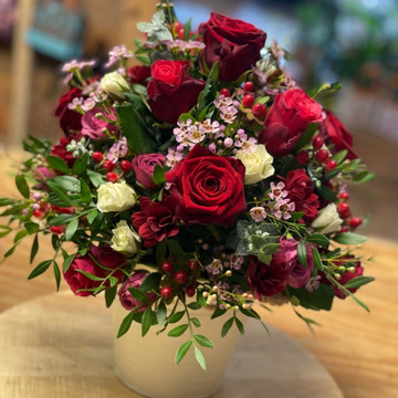 Bespoke rose container