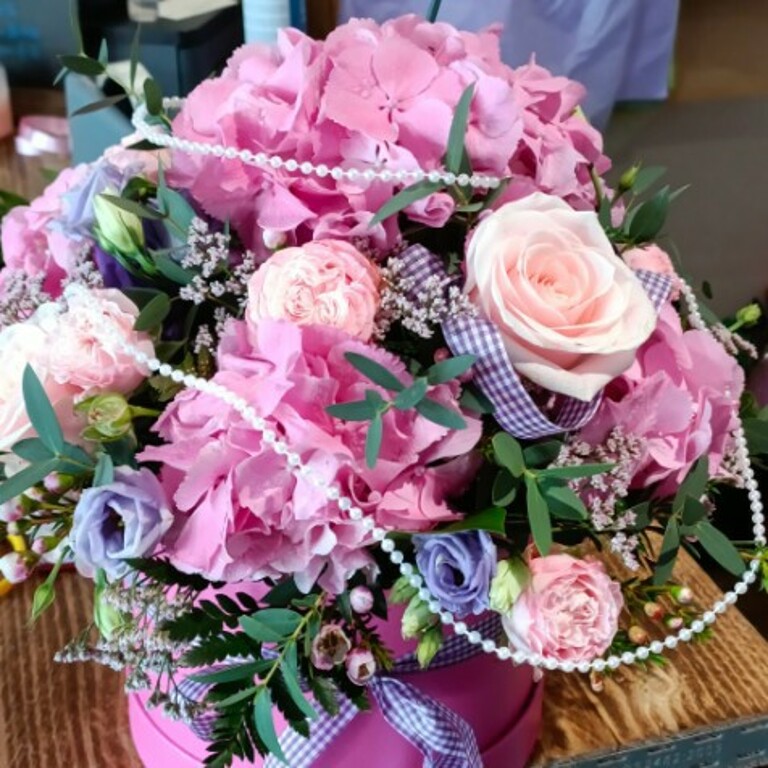 Vintage style hatbox