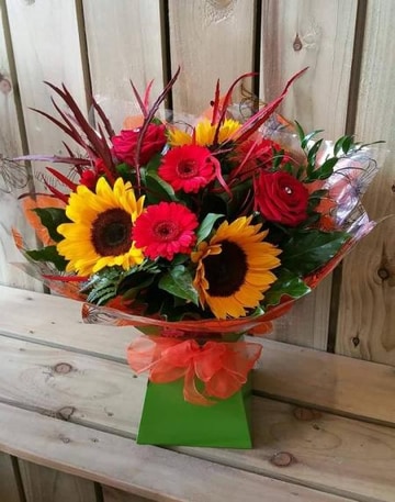 Vibrant flower gift