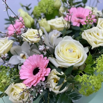 Pastel hand tied