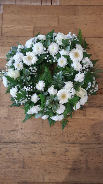 Pure white open heart