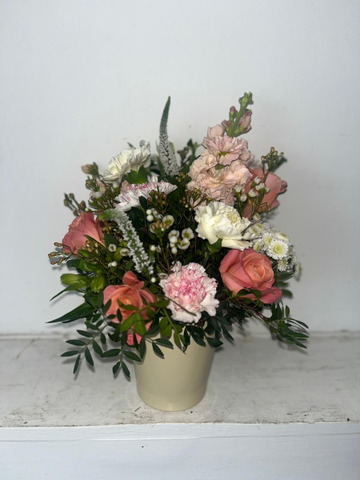 Peach blossom pot