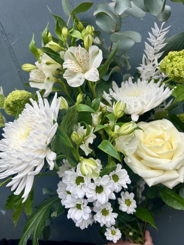 Florist choice hand tied