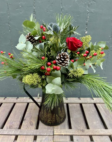 Midwinter jug arrangement