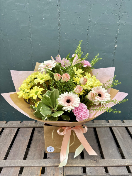 Pastel dream hand tied