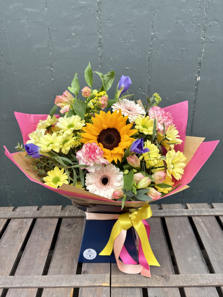 Vibrant summer hand tied