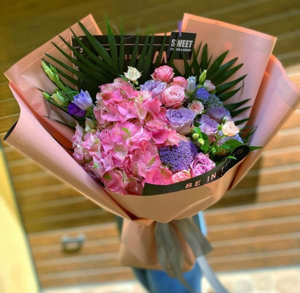 Marshmallow flower bouque