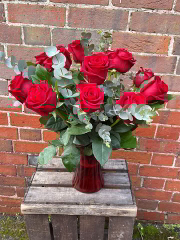 Be my valentine vase