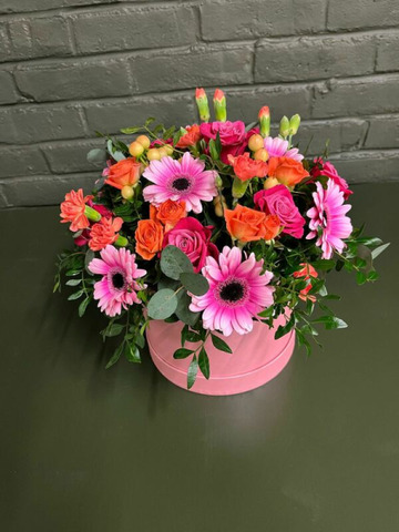 Sunset bloom hat box
