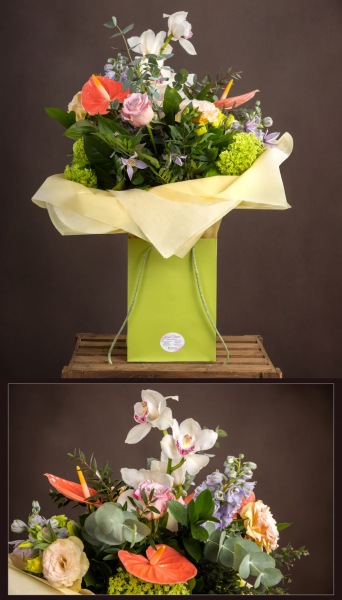 Luxury seasonal hand tied