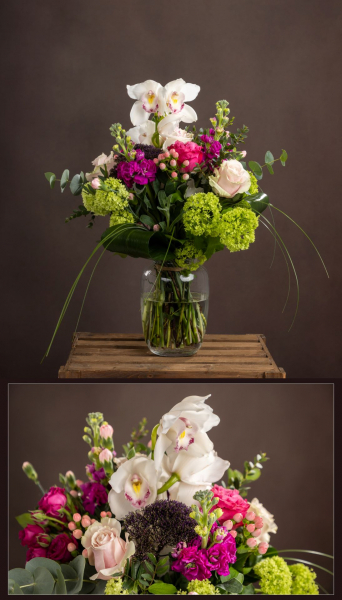 Luxury vase arrangement