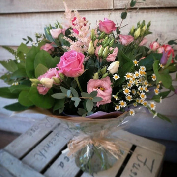Pink blossom bouquet
