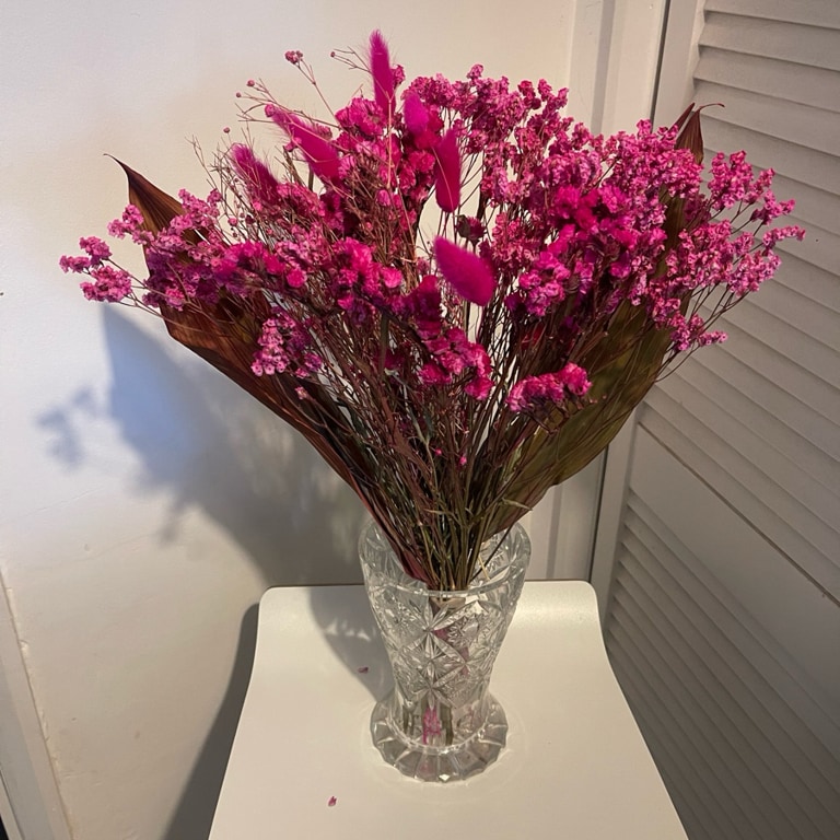 Stunning dried flower bouquet
