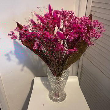 Stunning dried flower bouquet