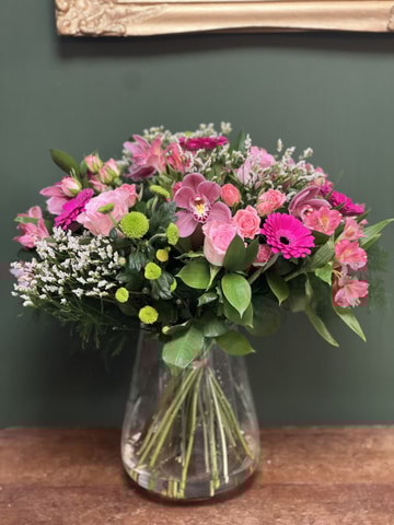 Prettty in pink bouquet