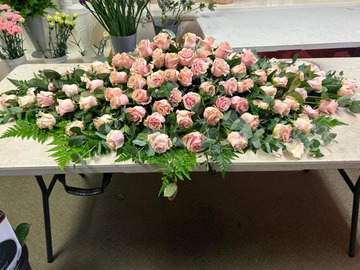 Pink rose tribute