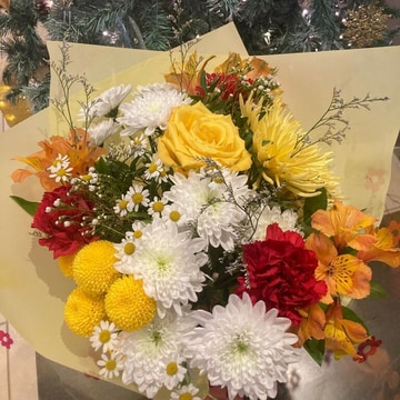 Florist choice hand tied bouquet