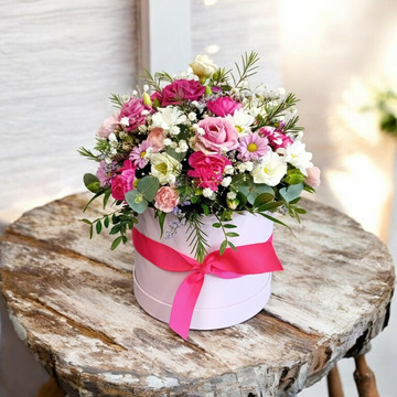 Pretty in pink hat box