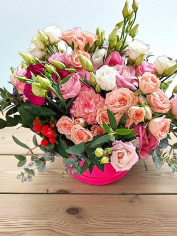 Florist choice-hatbox
