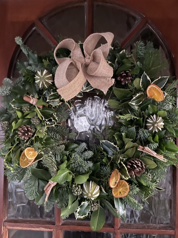 Luxuary door wreath