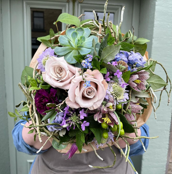 Florist choice hand tied