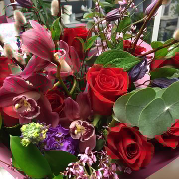 Valentines mixed hand tied