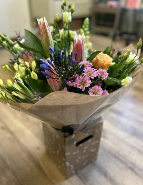 Florist choice hand tied