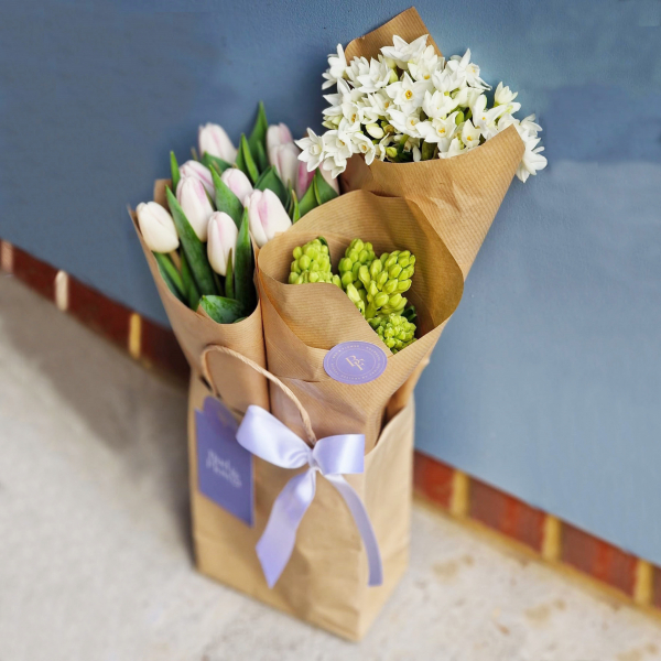 Seasonal spring flowers