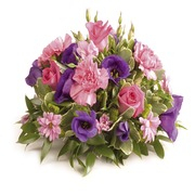 Purple and pink posy