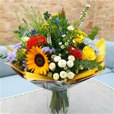Colourful hand tied