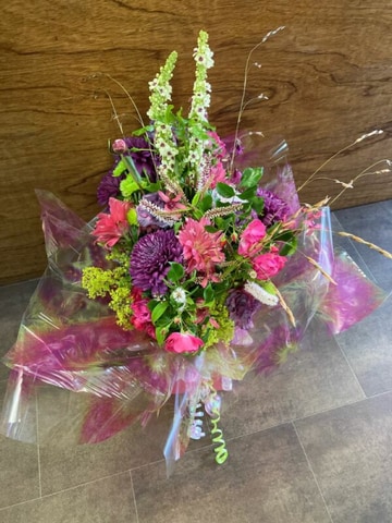 Pink twilight garden