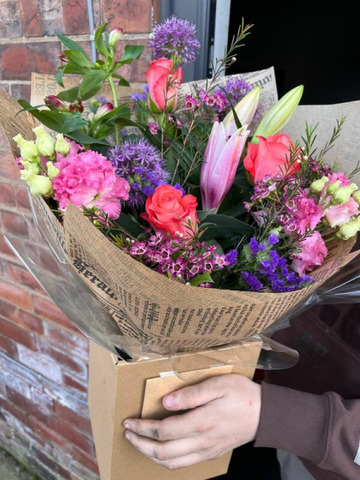 Pink harmony bouquet