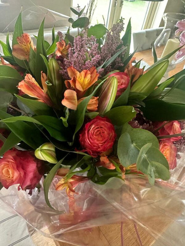 Sunset harmony bouquet