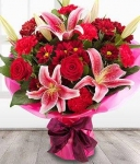 Lillys and roses reds