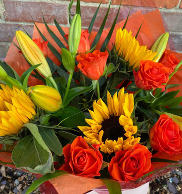 Sunset sunshine bouquet
