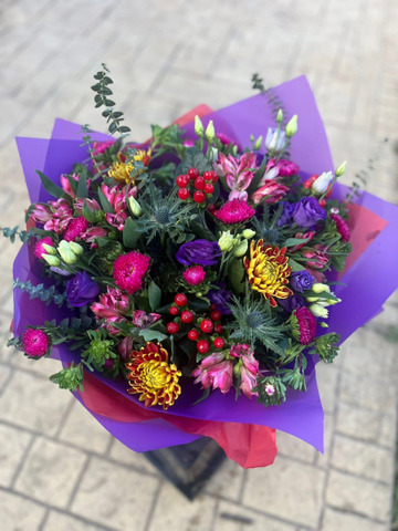 Winter jewel bouquet