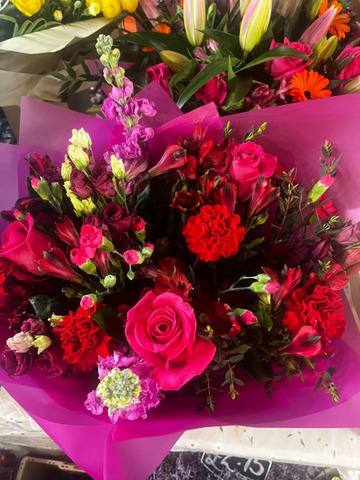 Ruby romance bouquet
