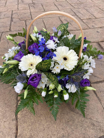 Sapphire skies basket