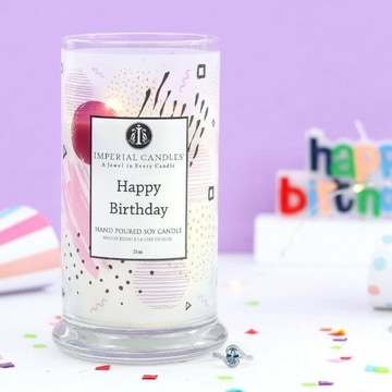 Imperial candle happy birthday 2 in 1 gift