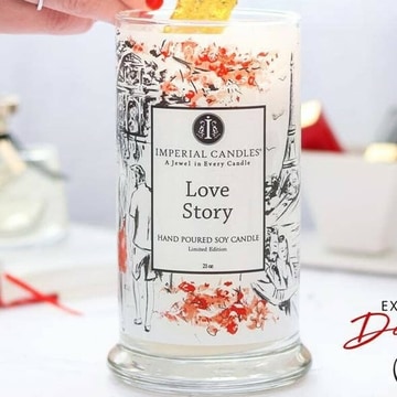 Imperial candle love story 2 in 1 gift