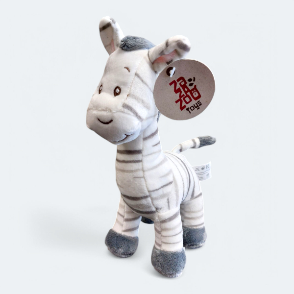 Plush zebra