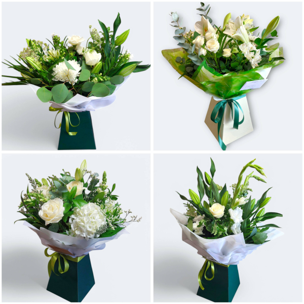Classic white and green