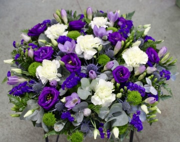 Purple posy pad